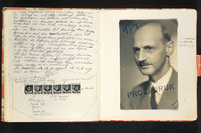 Otto Frank and diary
